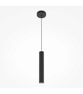 Pro Focus Slim Pendant Ceiling Light Black GU10-1
