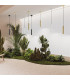 Pro Focus Slim Pendant Ceiling Light Black GU10-2