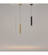 Pro Focus Slim Pendant Ceiling Light Black GU10-6