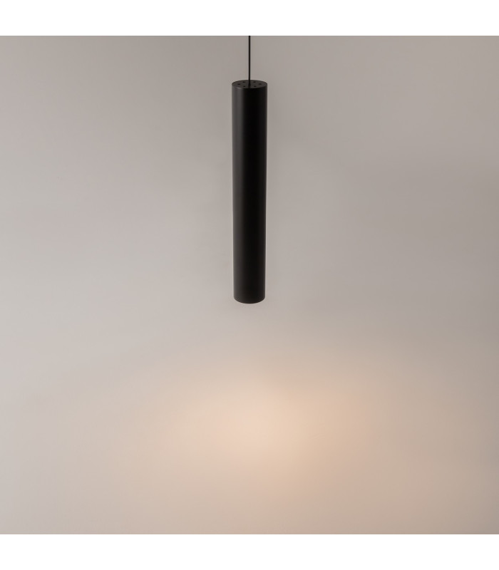 Pro Focus Slim Pendant Ceiling Light Black GU10-7