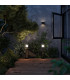 Slate LED Outdoor Bollard Graphite 3000K IP65-2