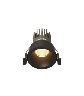 Dip LED Recessed Wall Lamp Black 3000K-1