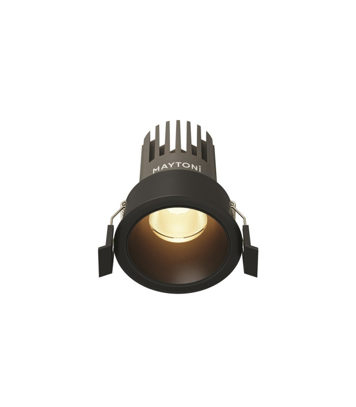 Dip LED Recessed Wall Lamp Black 3000K-1