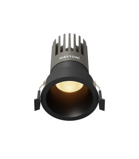 Dip LED Recessed Wall Lamp Black 2700K-1