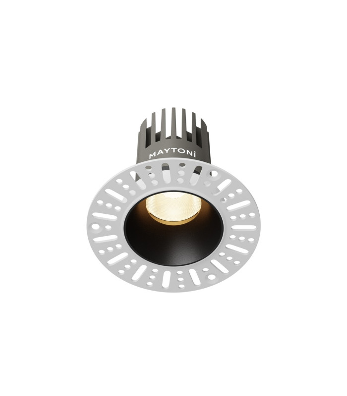 Dip LED Recessed Wall Lamp Black 3000K-1