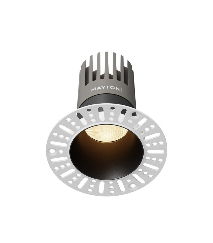 Dip LED Recessed Wall Lamp Black 3000K-1