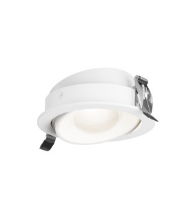 Lens LED Recessed Wall Lamp White 3000K IP44-1