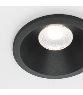 Zoom LED Recessed Wall Lamp Black 4000K Dimmable IP65-2