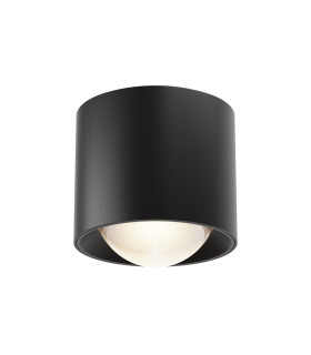 Lens LED Surface Mounted Downlight Black 3000K IP44-1