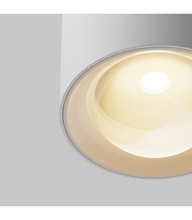 Lens LED Surface Mounted Downlight White 3000K IP44-2