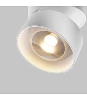 Lens LED Surface Mounted Downlight White 3000K-2
