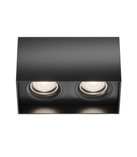 Slim Surface Mounted Downlight Black GU10