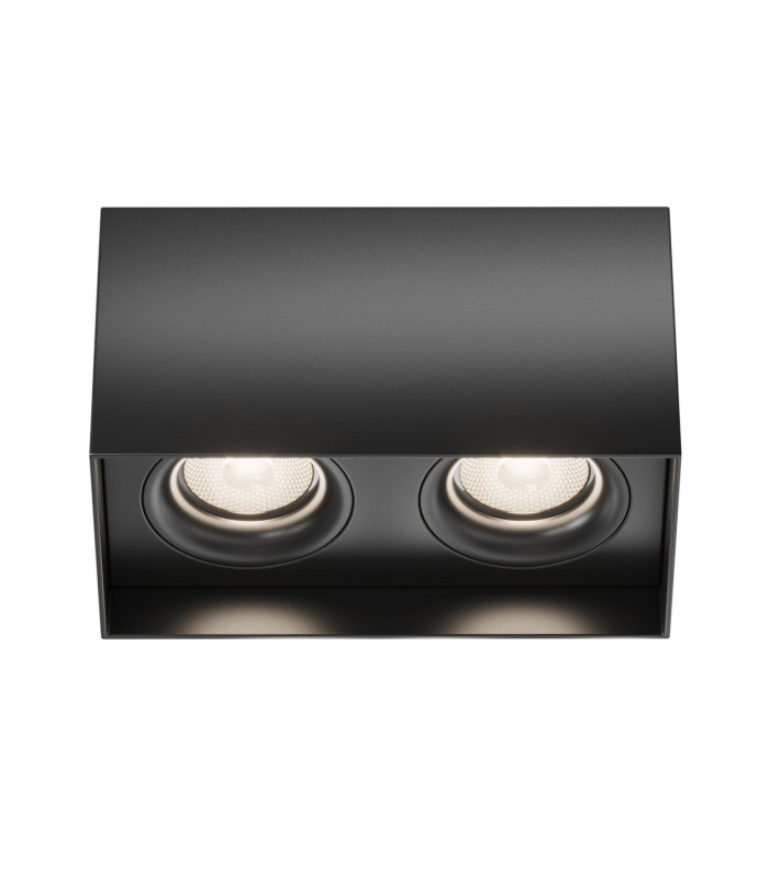 Slim Surface Mounted Downlight Black GU10