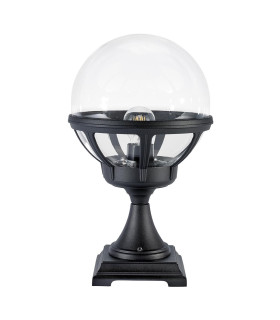 Bologna Outdoor Pedestal Light Black IP54-1