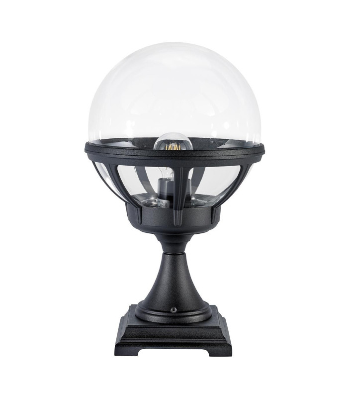 Bologna Outdoor Pedestal Light Black IP54-1