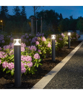 Egersund Tall Outdoor Bollard Graphite IP65-2