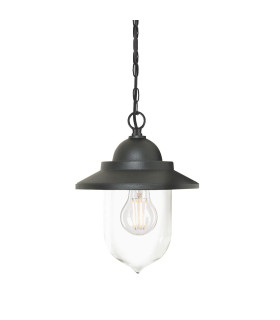 Sandown Chain Lantern Outdoor Pendant Ceiling Light Black IP44-1