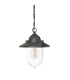 Sandown Chain Lantern Outdoor Pendant Ceiling Light Black IP44-6