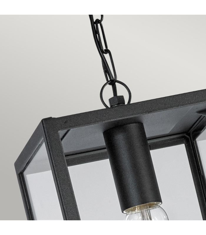 Lofoten Chain Outdoor Pendant Ceiling Light Black IP44-3