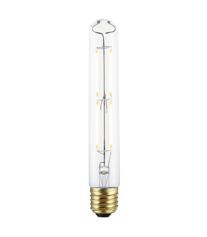 Large Tubular LED E27 Lamp Clear Glass-1