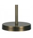 Round Base Medium Table Lamp without Shade, Inline Switch, 1 Light E27 Antique Brass - 6