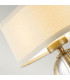 Gotham Wall Lamp with Shade Brushed Brass-4
