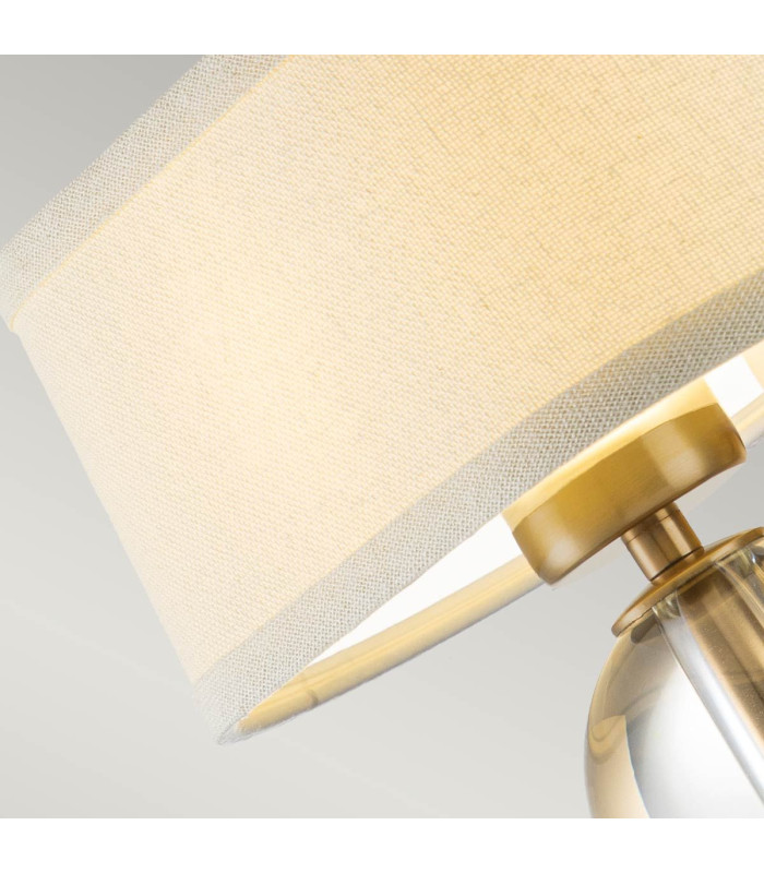 Gotham Wall Lamp with Shade Brushed Brass-4