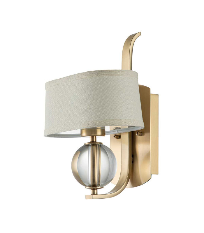 Gotham Wall Lamp with Shade Brushed Brass-6