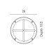 Rondane Outdoor Bulkheads Wall / Ceiling Lamp Graphite IP65-3