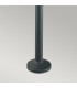 Stockholm Twin Head Outdoor Lamp Post Black IP54-6