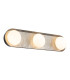 Alonso Triple Light Integrated LED Wall Lamp Urban Bronze-1
