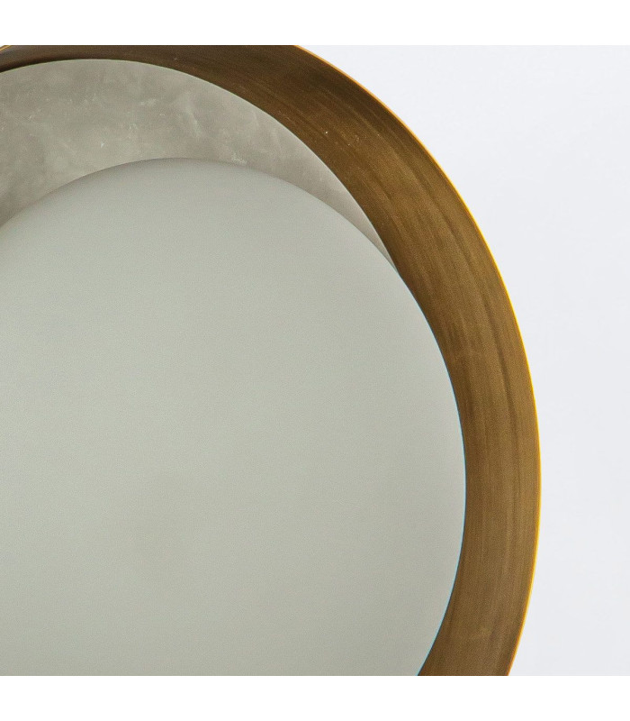 Alonso Integrated LED Wall Lamp Vintage Brass-6