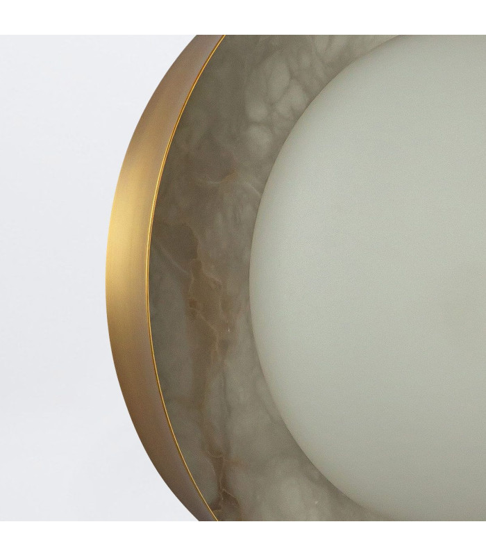 Alonso Integrated LED Wall Lamp Vintage Brass-7