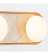 Alonso Triple Light Integrated LED Wall Lamp Vintage Brass-5
