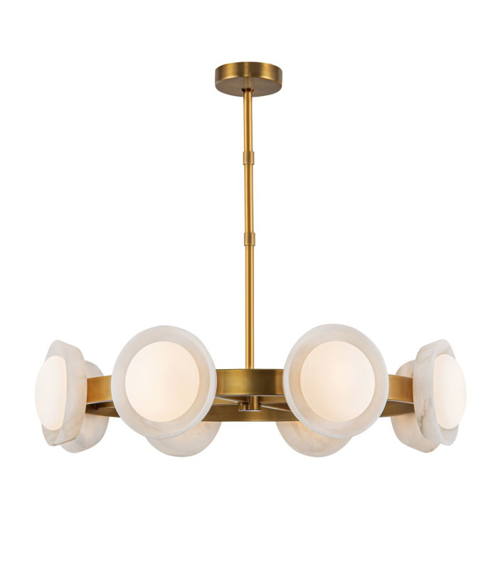 Alonso Integrated LED Pendant Ceiling Light Vintage Brass-1