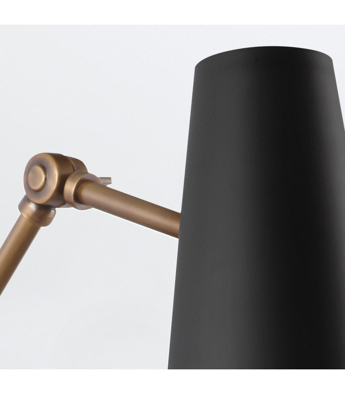 Brickell Dome Wall Lamp Matte Black-3