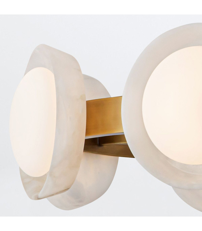 Alonso Integrated LED Pendant Ceiling Light Vintage Brass-5