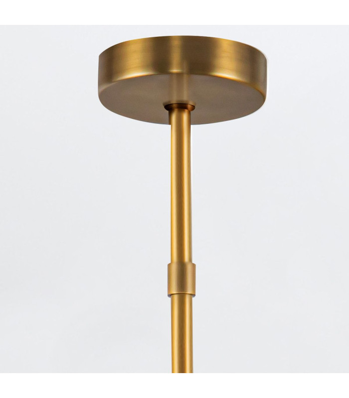 Alonso Integrated LED Pendant Ceiling Light Vintage Brass-6