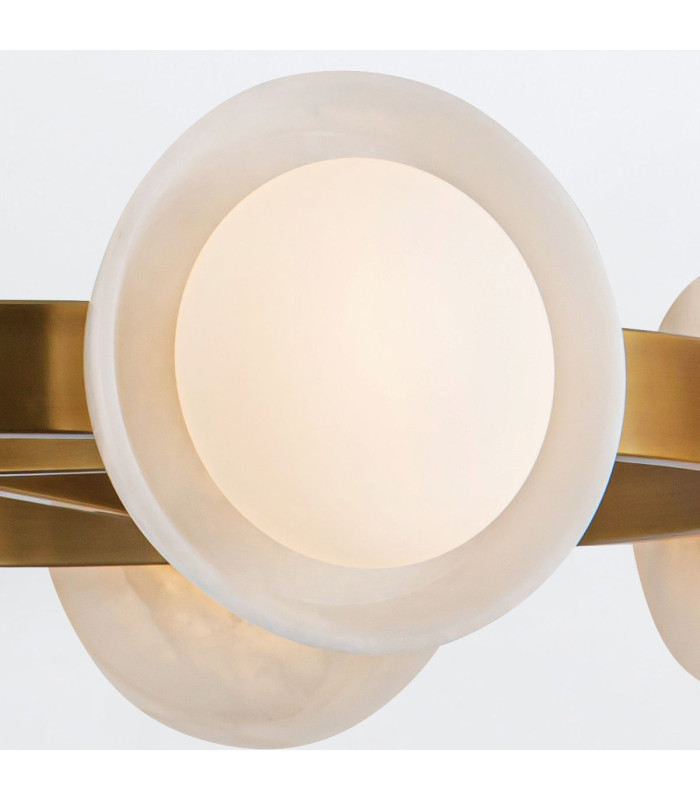 Alonso Integrated LED Pendant Ceiling Light Vintage Brass-7
