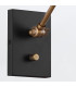 Brickell Dome Wall Lamp Matte Black-5