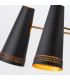 Brickell 5 Light Multi Arm Pendant Ceiling Light Matte Black-5
