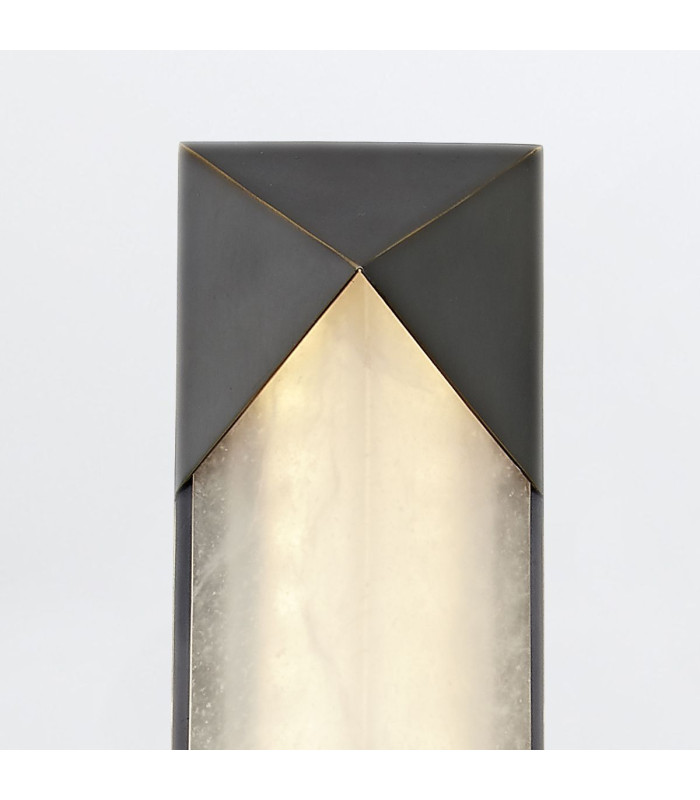 Caesar Large Integrated LED Wall Lamp Urban Bronze-3