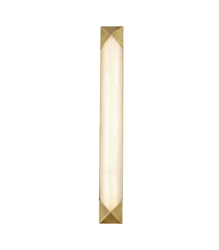 Caesar Large Integrated LED Wall Lamp Vintage Brass-1