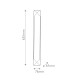 Caesar Large Integrated LED Wall Lamp Vintage Brass-3