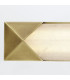 Caesar Large Integrated LED Wall Lamp Vintage Brass-6