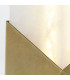 Caesar Small Integrated LED Wall Lamp Vintage Brass-5