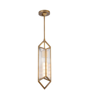 Cairo Slim Pendant Ceiling Light Vintage Brass-1