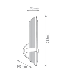 Cairo Wall Lamp Urban Bronze-2
