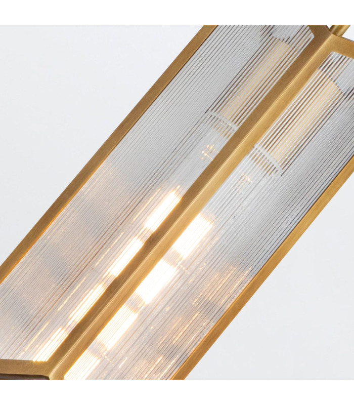 Cairo Slim Pendant Ceiling Light Vintage Brass-6
