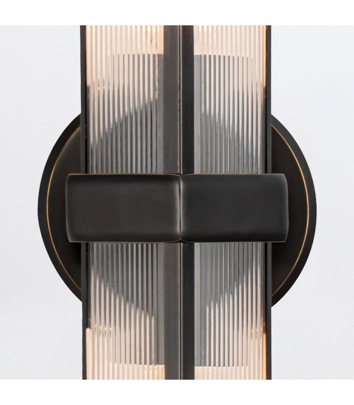 Cairo Up & Down Wall Lamp Urban Bronze-3